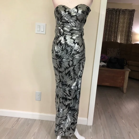 Strapless sequins - Picture 6 of 8